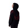 BLUZA Z KAPTUREM DAMSKA FOX VISION OVERSIZED FLEECE PO BLACK L